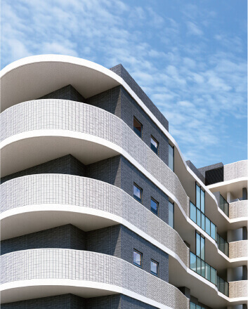 花をモチーフに、優美な曲線を描く佇まい。