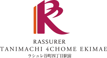ラシュレ谷町四丁目駅前のロゴ